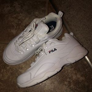 FILA disarray chunky white sneaker